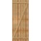 Ekena Millwork Joined Board-n-Batten Shutters w/Z-Bar, Rough Sawn Western Red Cedar, 32 1/4W x 80H, PR RBJ06Z32X080RWR - alternate 5